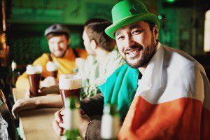 Irish man in pub